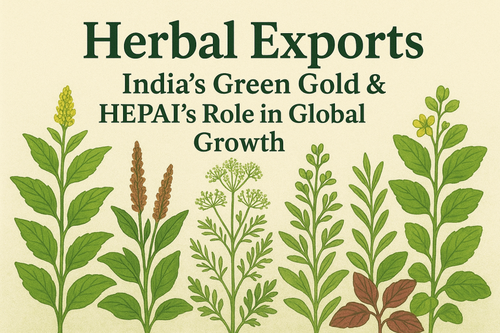 Herbal Exports: India’s Green Gold & HEPAI’s Role in Global Growth